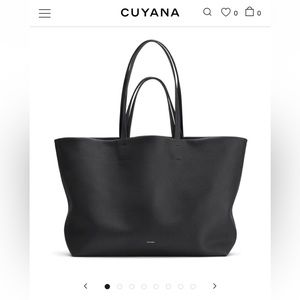 Cuyana Classic Easy Tote in Black - Retails for $268USD
